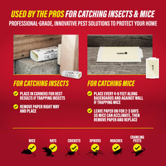 Catchmaster Super Glue Traps in a residential setting