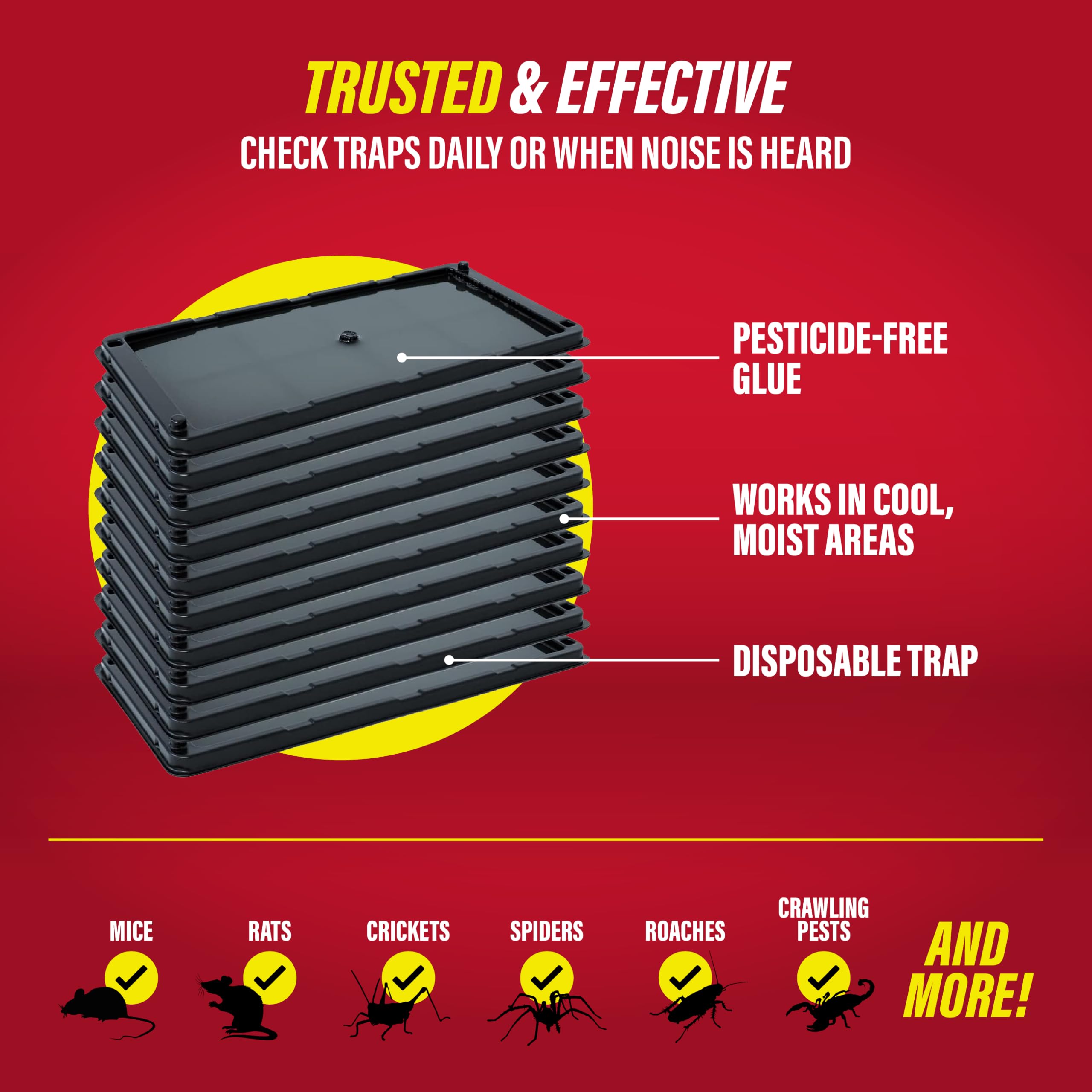 Catchmaster traps displayed in outdoor environment