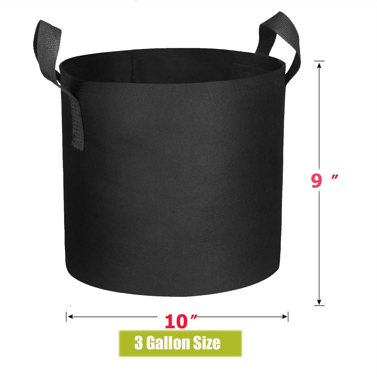 Cavisoo Grow Bags showing reinforced handles