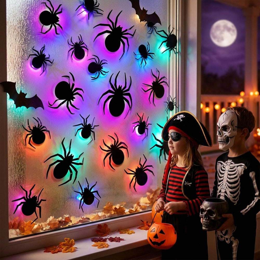 CCINEE spider stickers showing different leg positions