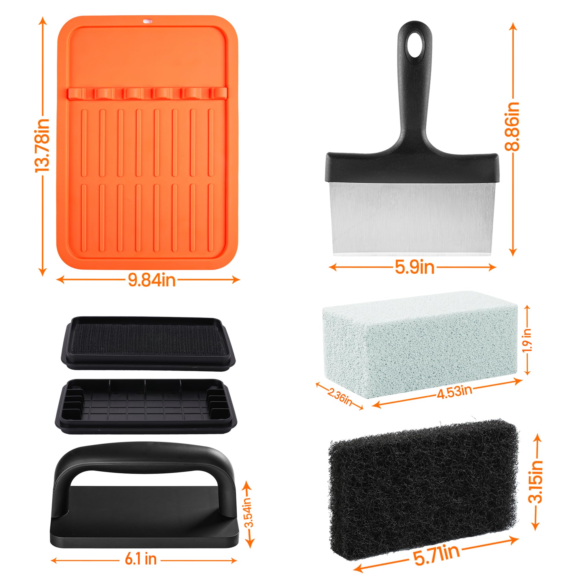CCTVRTV Griddle Cleaning Kit packaging