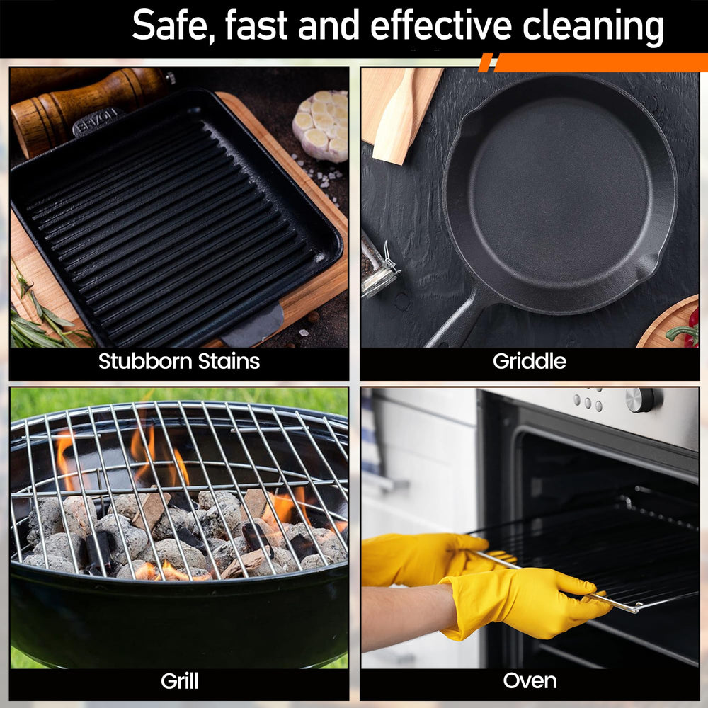 CCTVRTV grill cleaning blocks displayed on a grill surface