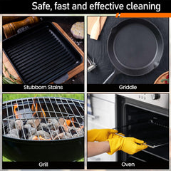 CCTVRTV grill cleaning blocks displayed on a grill surface