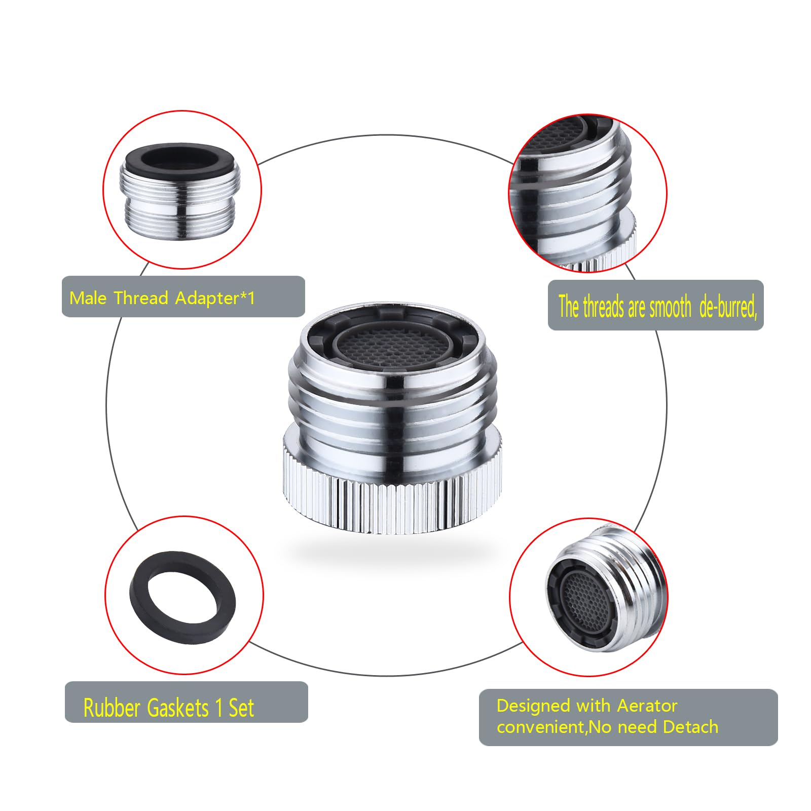 Ceaeso Faucet Adapter components and accessories