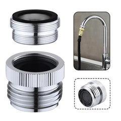 Ceaeso Faucet to Garden Hose Adapter front view with aerator