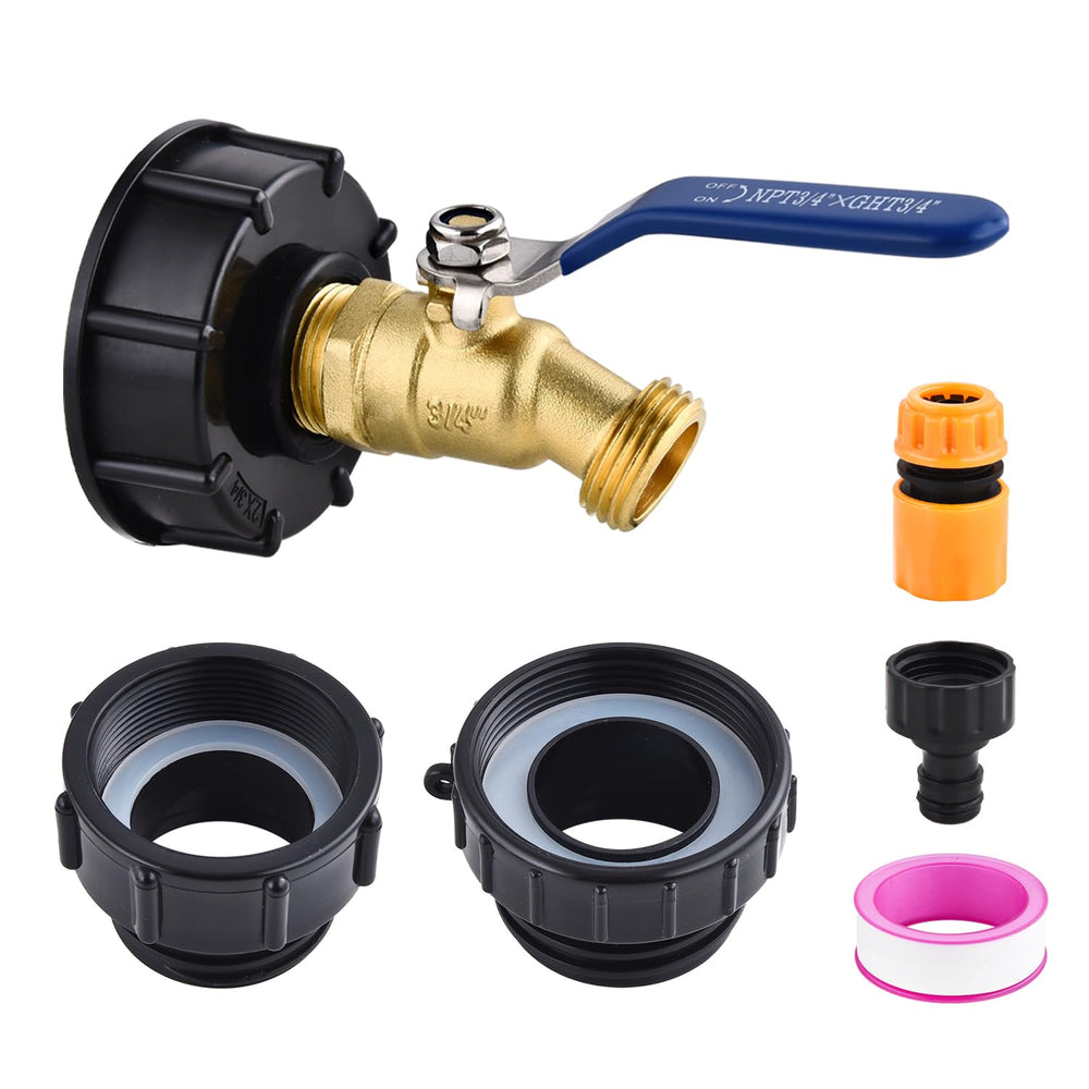 Ceaeso IBC Tote Tank Adapter side view with handle