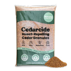 Cedarcide Cedar Granules 8 lbs bag front view