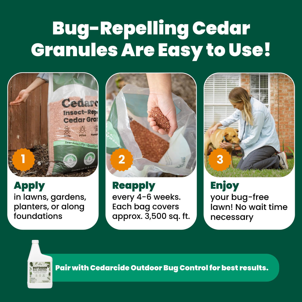 Cedarcide Cedar Granules eco-friendly packaging