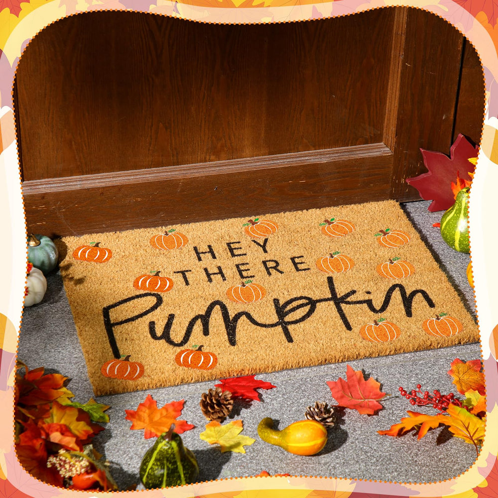 Ceenna Fall Doormat in entryway
