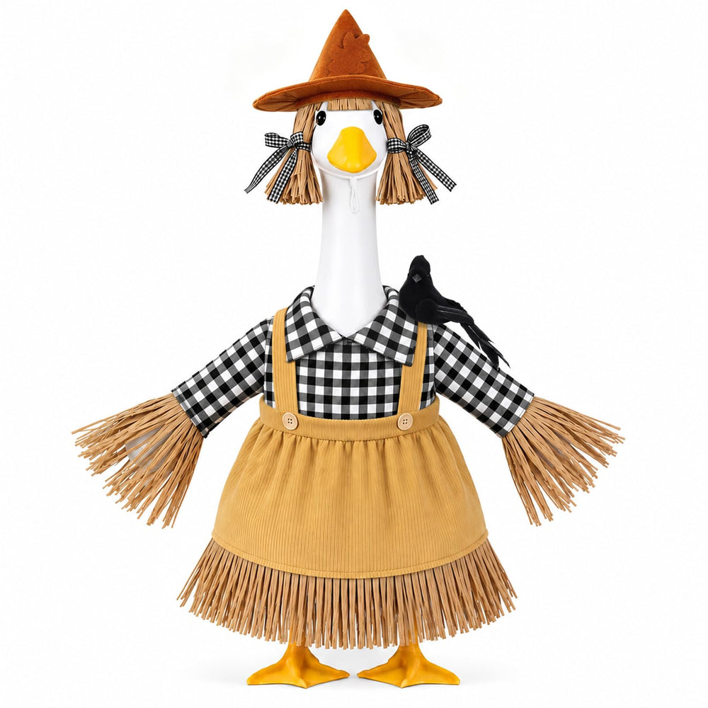 Celltestria scarecrow goose outfit set including outfit, crow, and hat