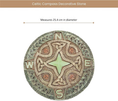 Celtic Compass design of the stepping stone showing glowing feature