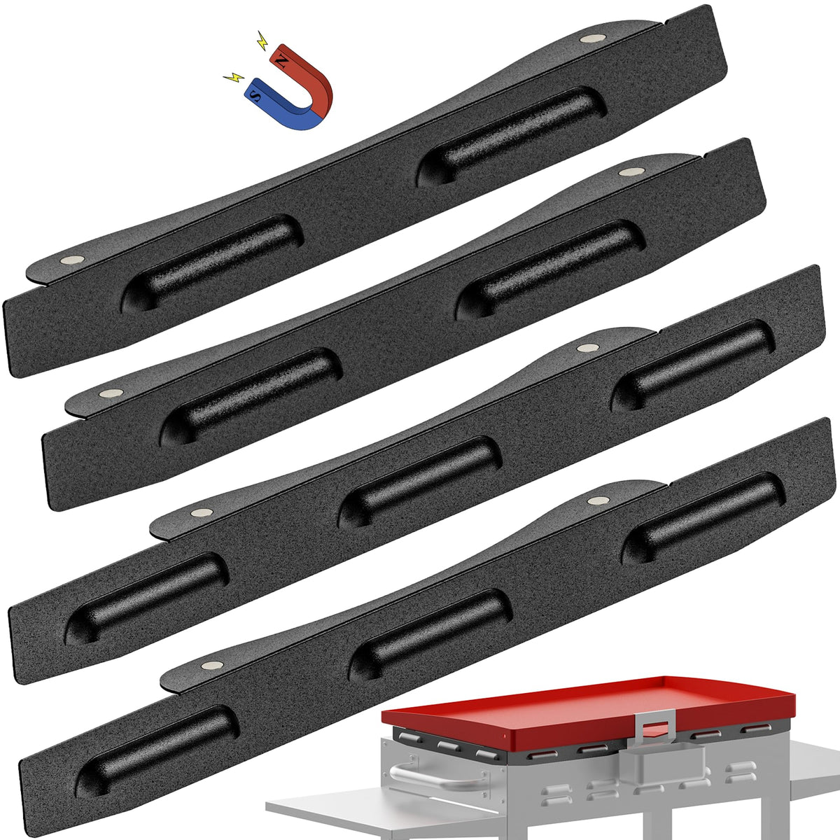 CeOaOtK Wind Guards for Blackstone 36 Inch Griddle, front view