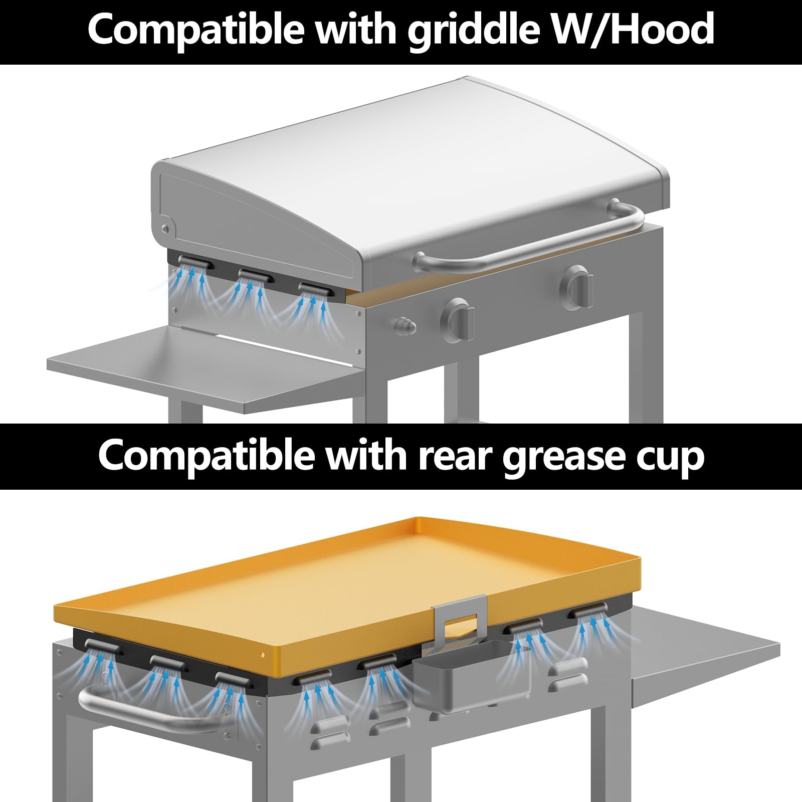 CeOaOtK Wind Guards for Blackstone Griddle, outdoor cooking setup