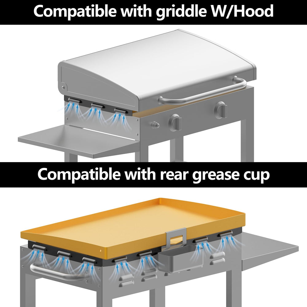 CeOaOtK Wind Guards for Blackstone Griddle, outdoor cooking setup
