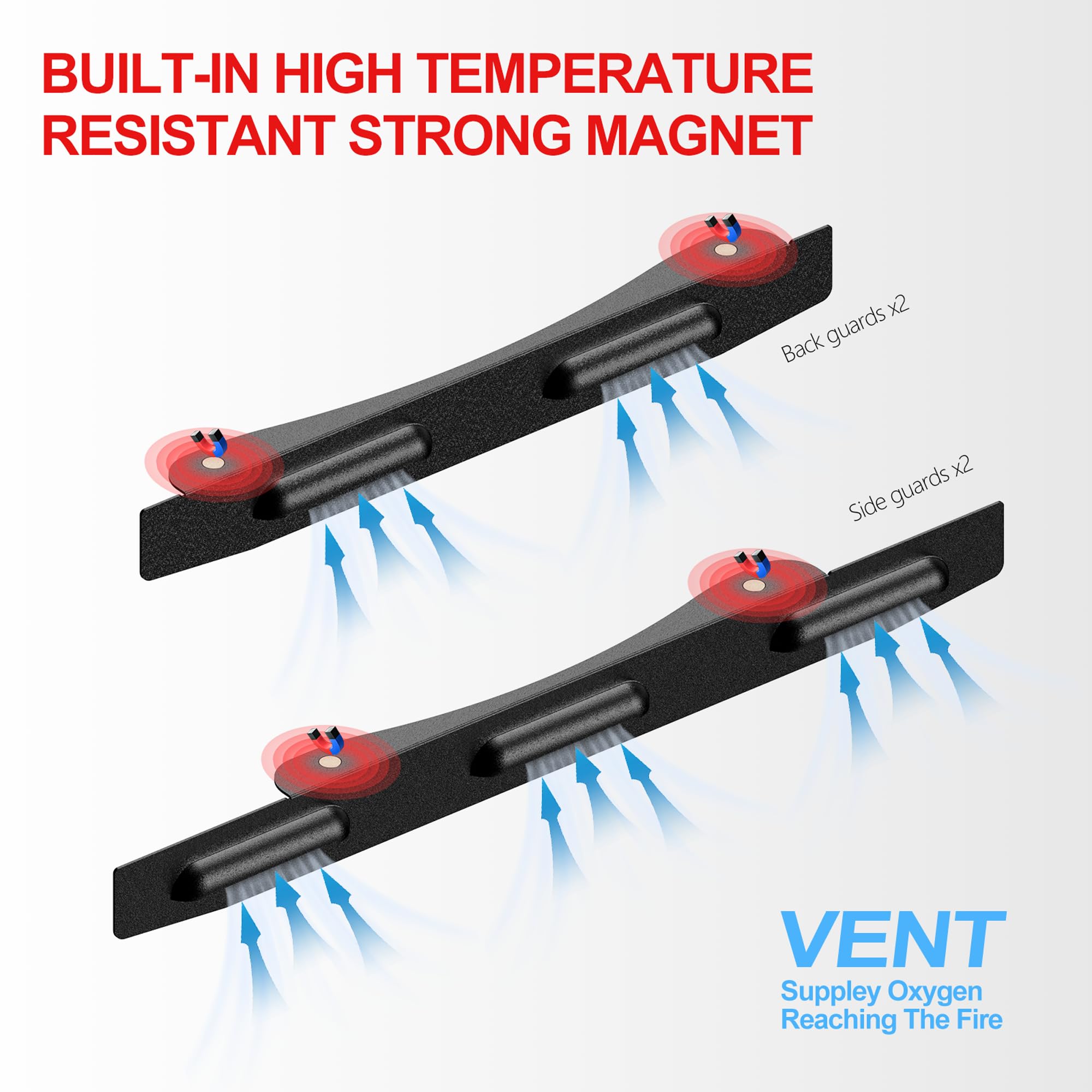 CeOaOtK Wind Guards set including two long and two short guards