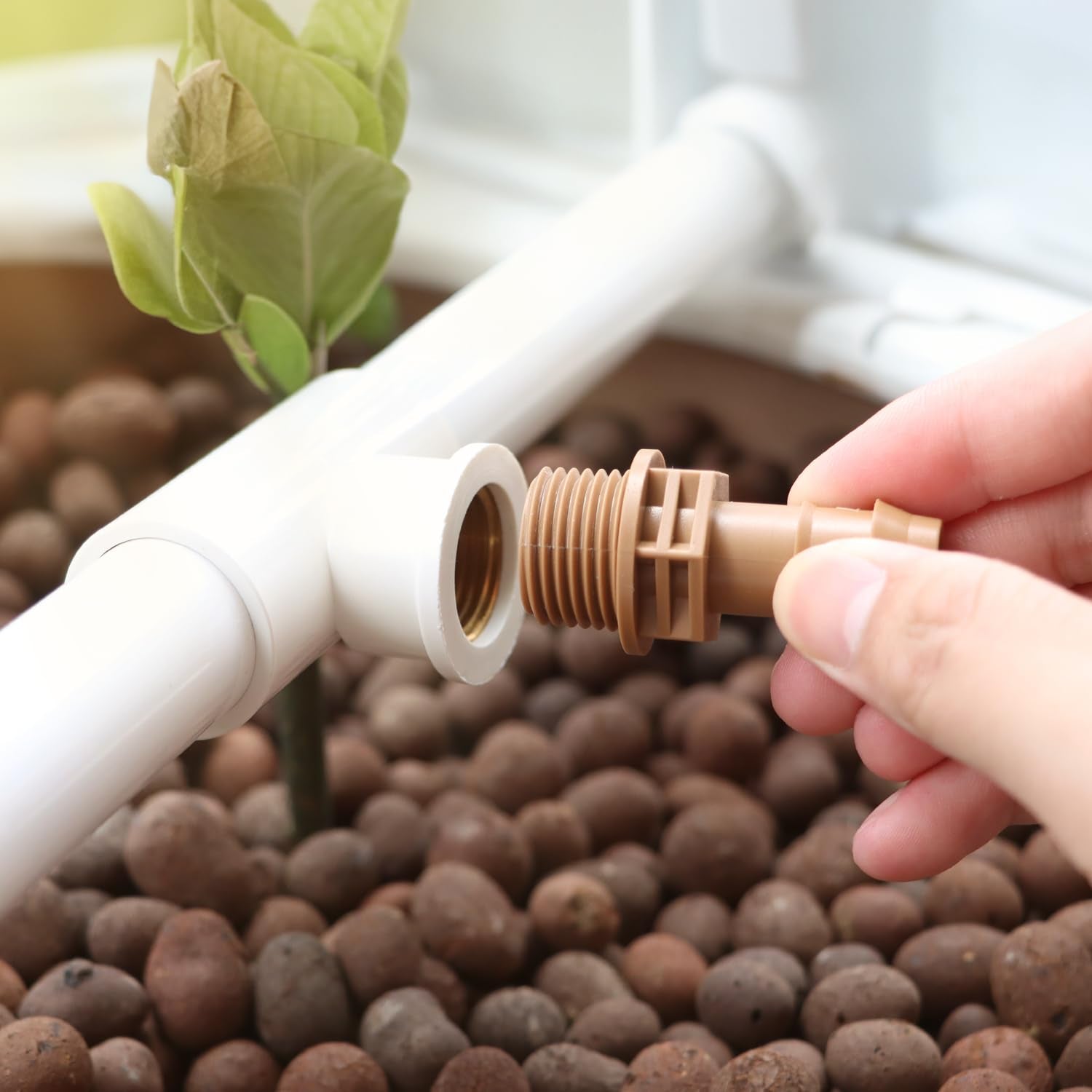 Cepadri 1/2 Inch PVC Adapter Fittings for Drip Irrigation