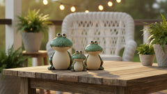 Ceramic Baby Frog statue from KSZNZB with cute design
