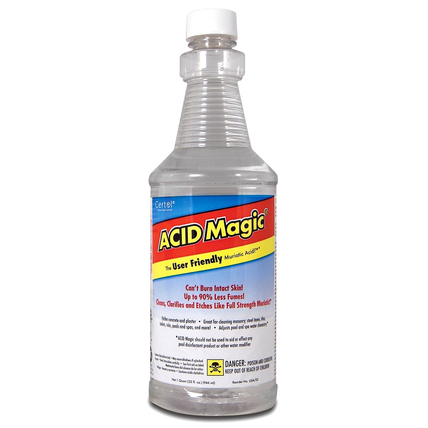 Certol Acid Magic Liquid Muriatic Acid Replacement, 1-Pack bottle front view