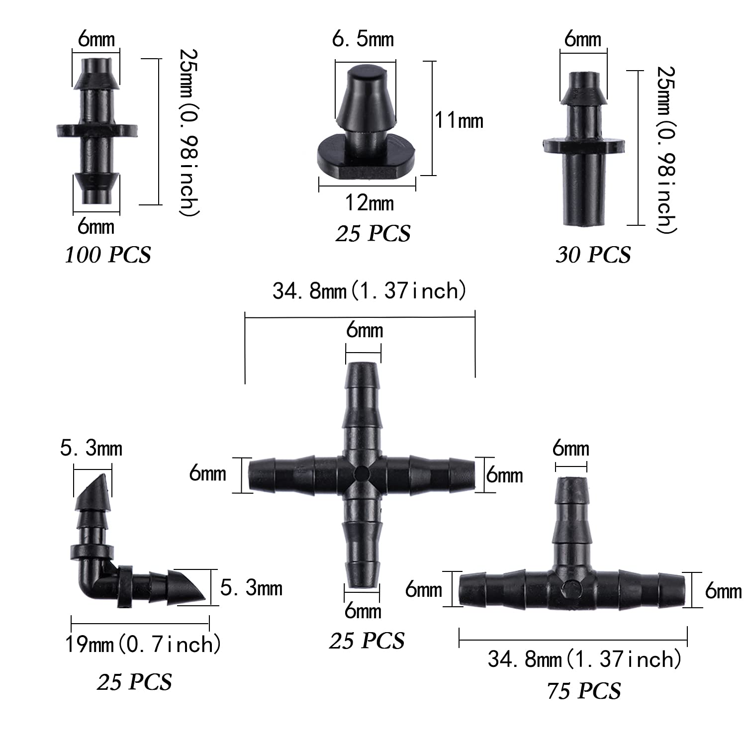CESTAME 4-way Connector from the irrigation fittings