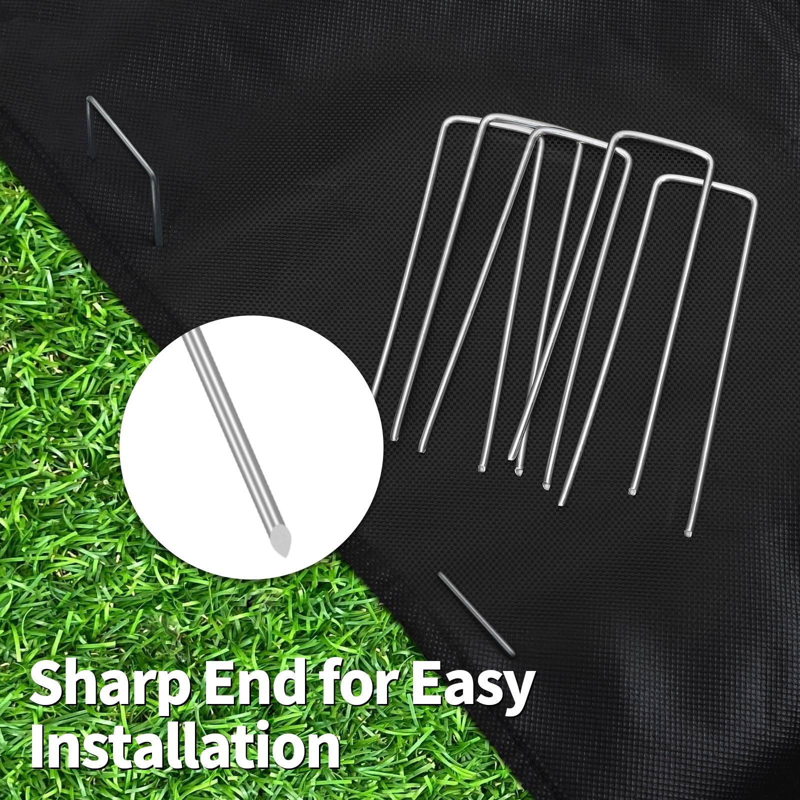 CEWOR 100 Pack Landscape Staples in sturdy packaging