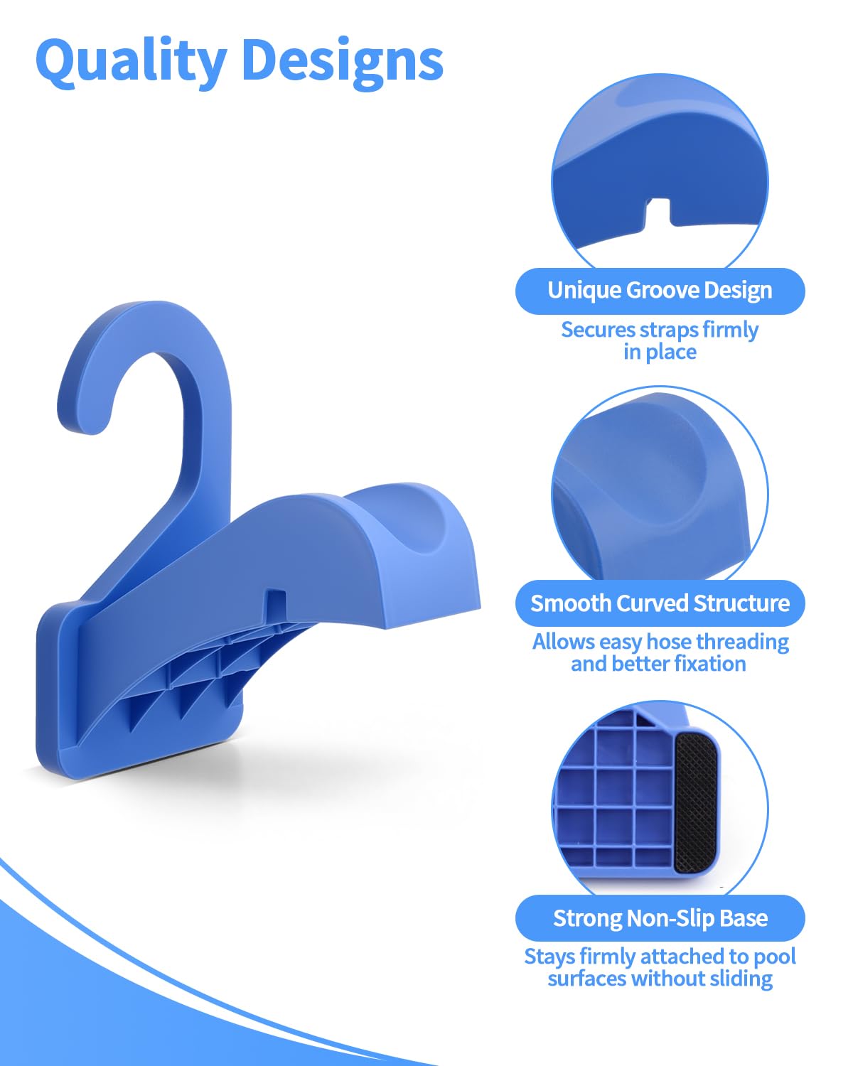 Cfyosnk Swimming Pool Pipe Holder side view showing size