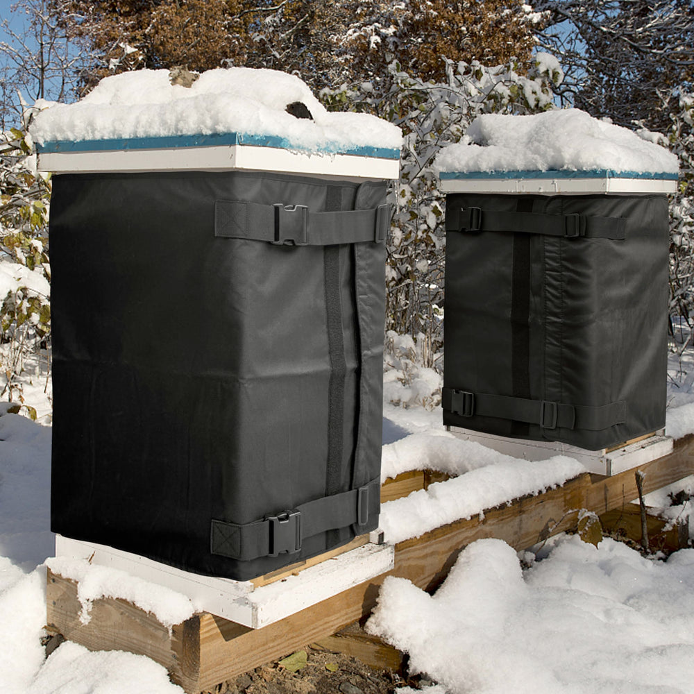 Challicare Winter Bee Hive Wrap side view showcasing dimensions