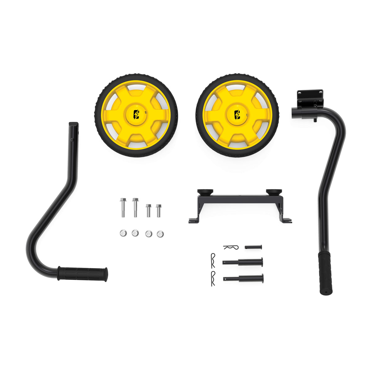 Champion Wheel Kit for 2800-4750 watt generators with black rubber wheels
