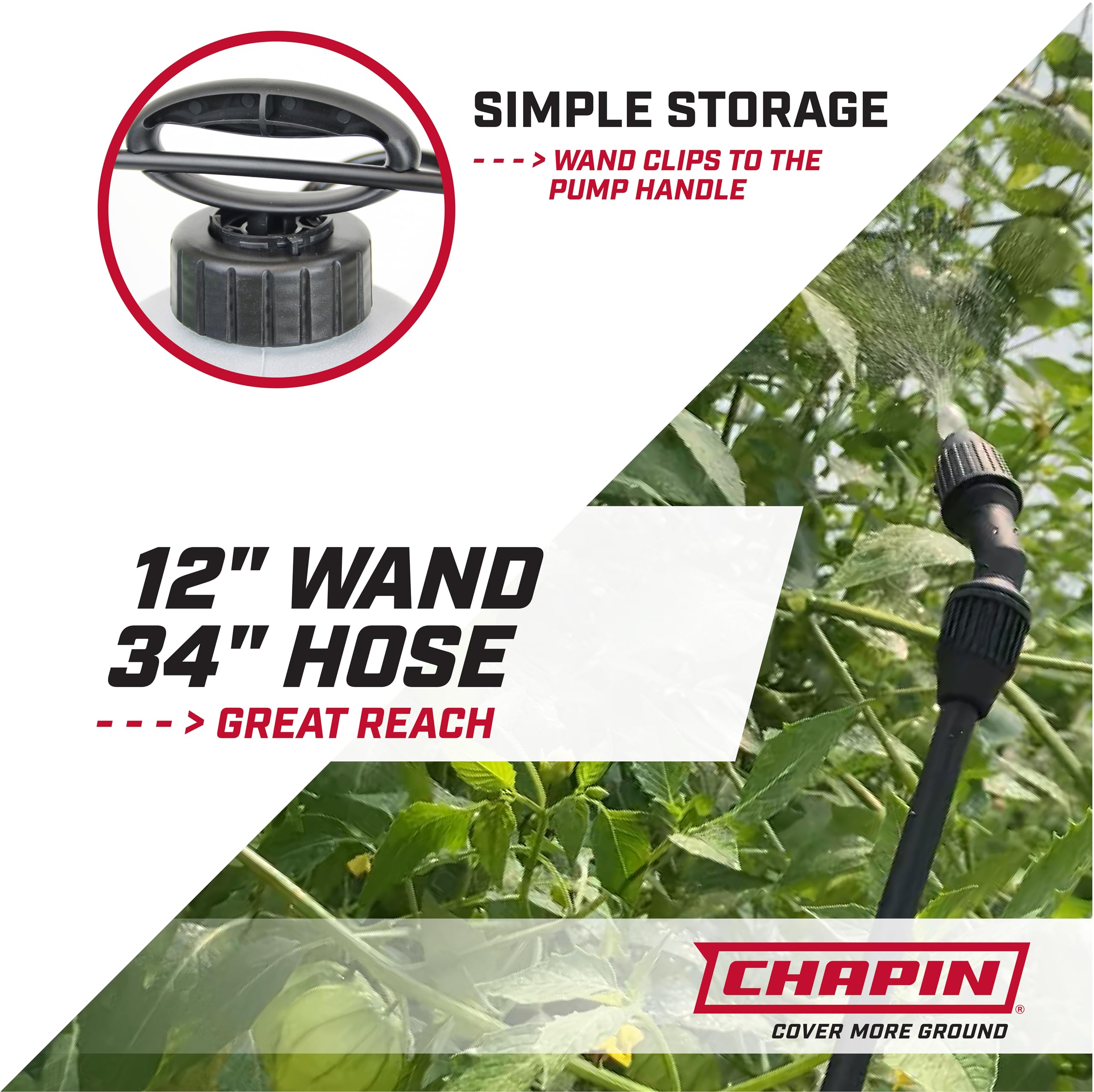 CHAPIN 16144 1-Gallon Pump Sprayer ergonomic handle