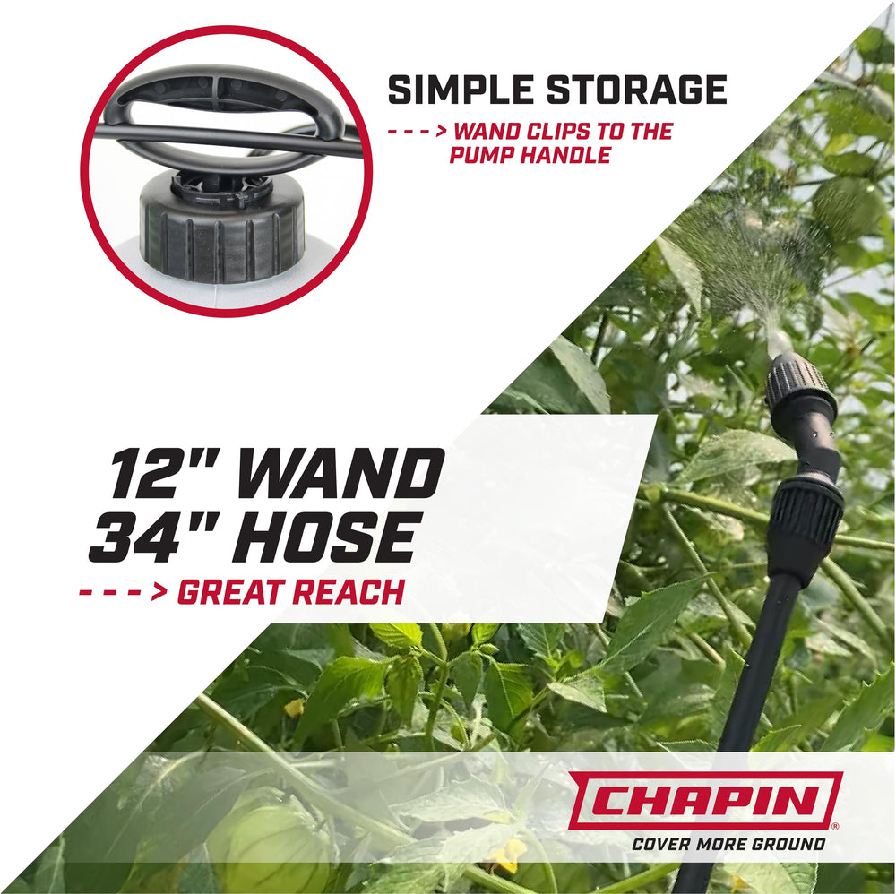 CHAPIN 16144 1-Gallon Pump Sprayer ergonomic handle