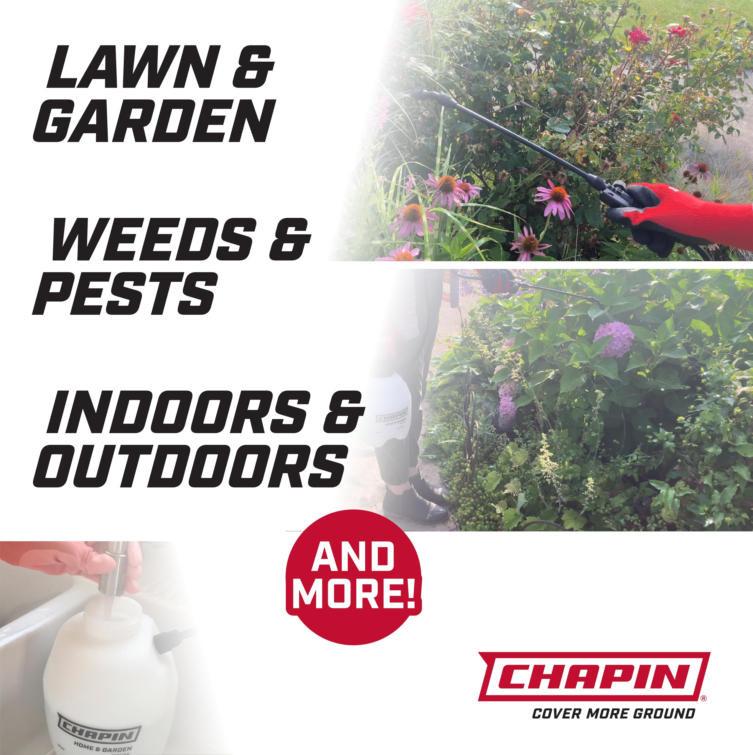 CHAPIN 16144 1-Gallon Pump Sprayer with hose