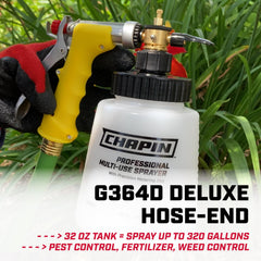 CHAPIN 32-Oz Hose-End Sprayer showing adjustable mixing dial