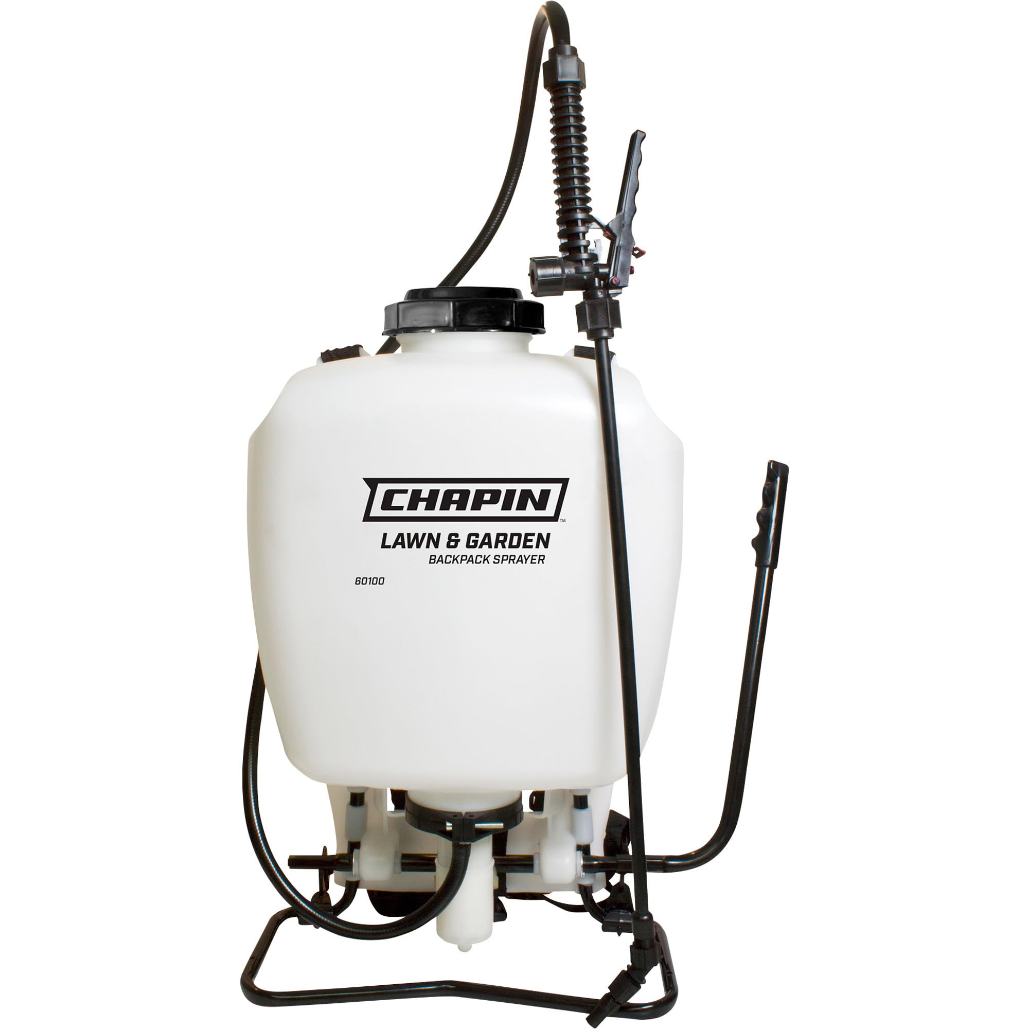 CHAPIN 4 Gallon Backpack Sprayer front view with translucent tank
