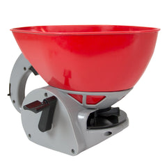 CHAPIN Hand Crank Turf Spreader being used in a garden
