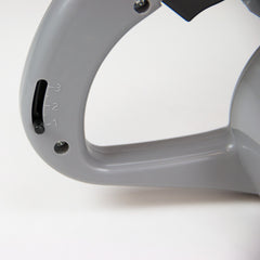 CHAPIN Hand Crank Turf Spreader side view showing thumb control