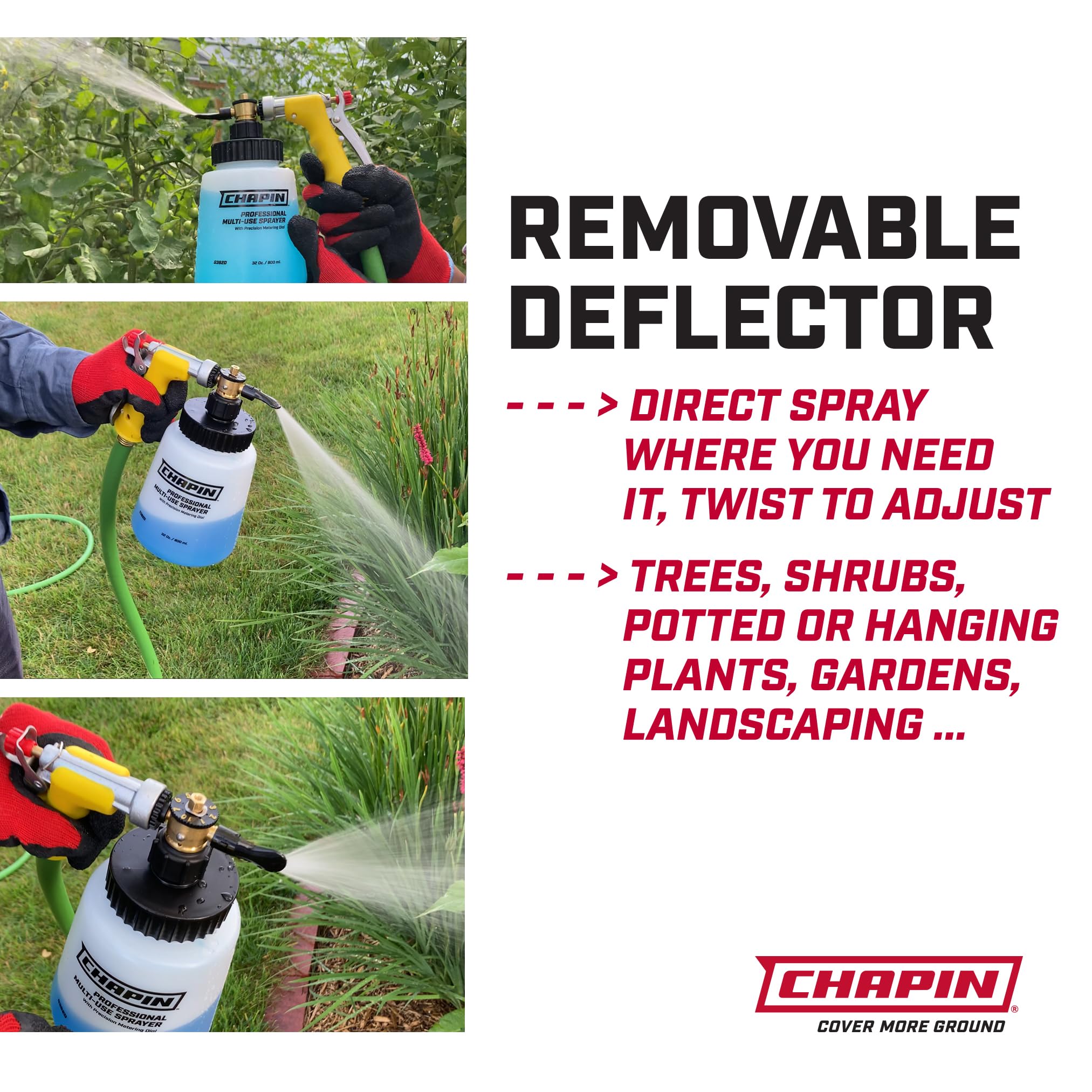 CHAPIN Hose-End Sprayer packaging and included components