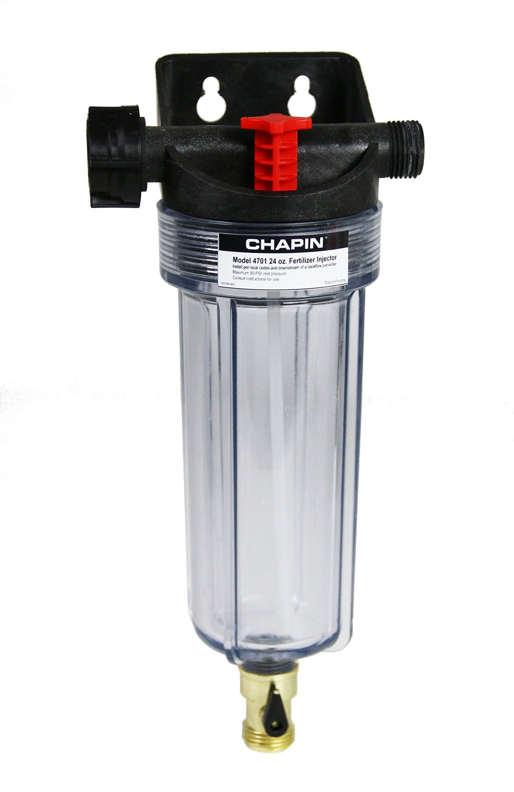 CHAPIN HydroFeed 24-Ounce Fertilizer Injector clear tank front view