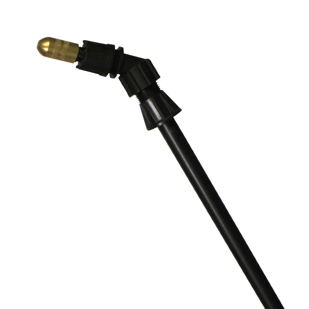 CHAPIN sprayer showing the adjustable brass nozzle and poly wand