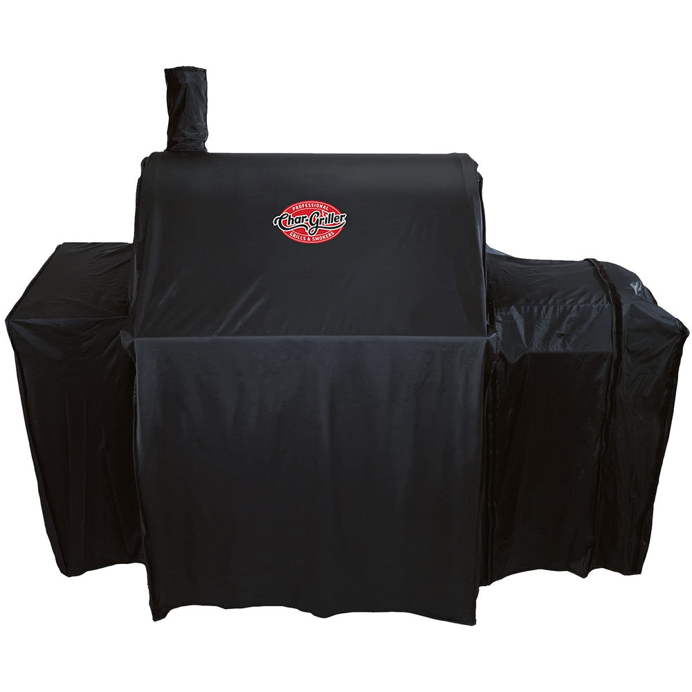 Char-Griller Grill Cover on grill outdoors