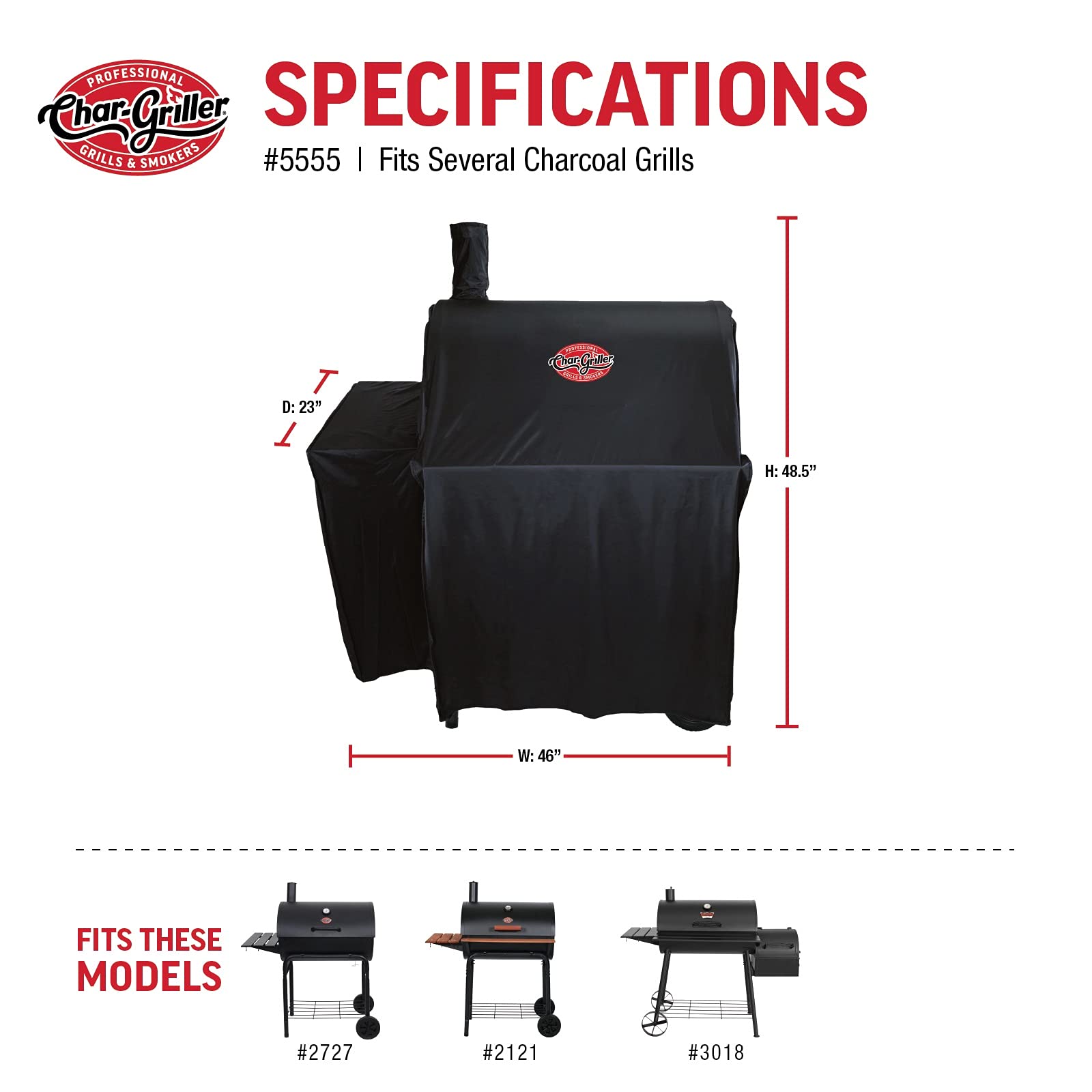 Char-Griller Grill Cover packaging front
