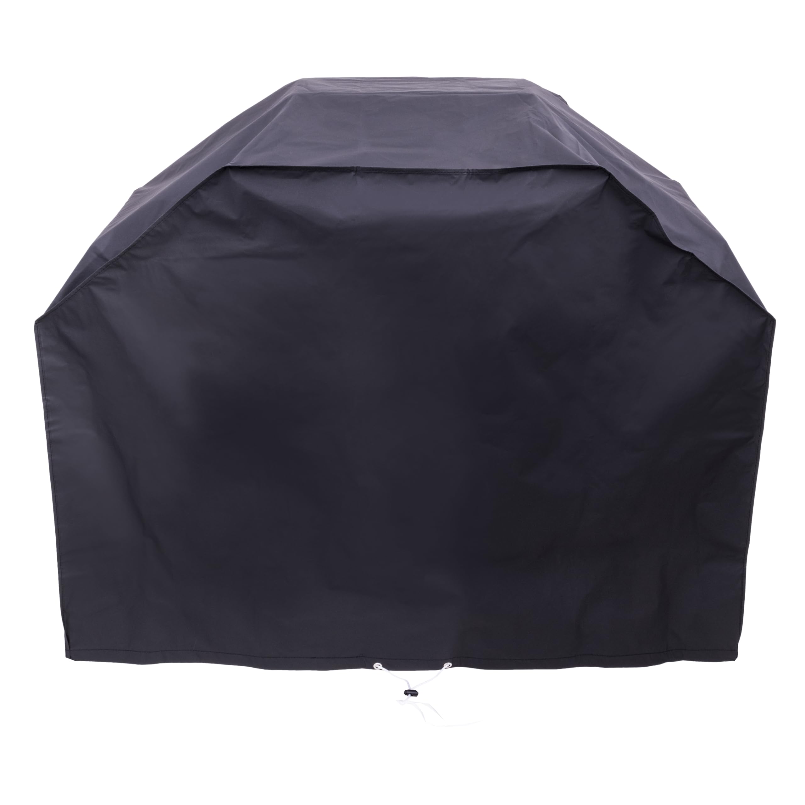 Charbroil 2 Burner Medium Grill Cover front view, black vinyl