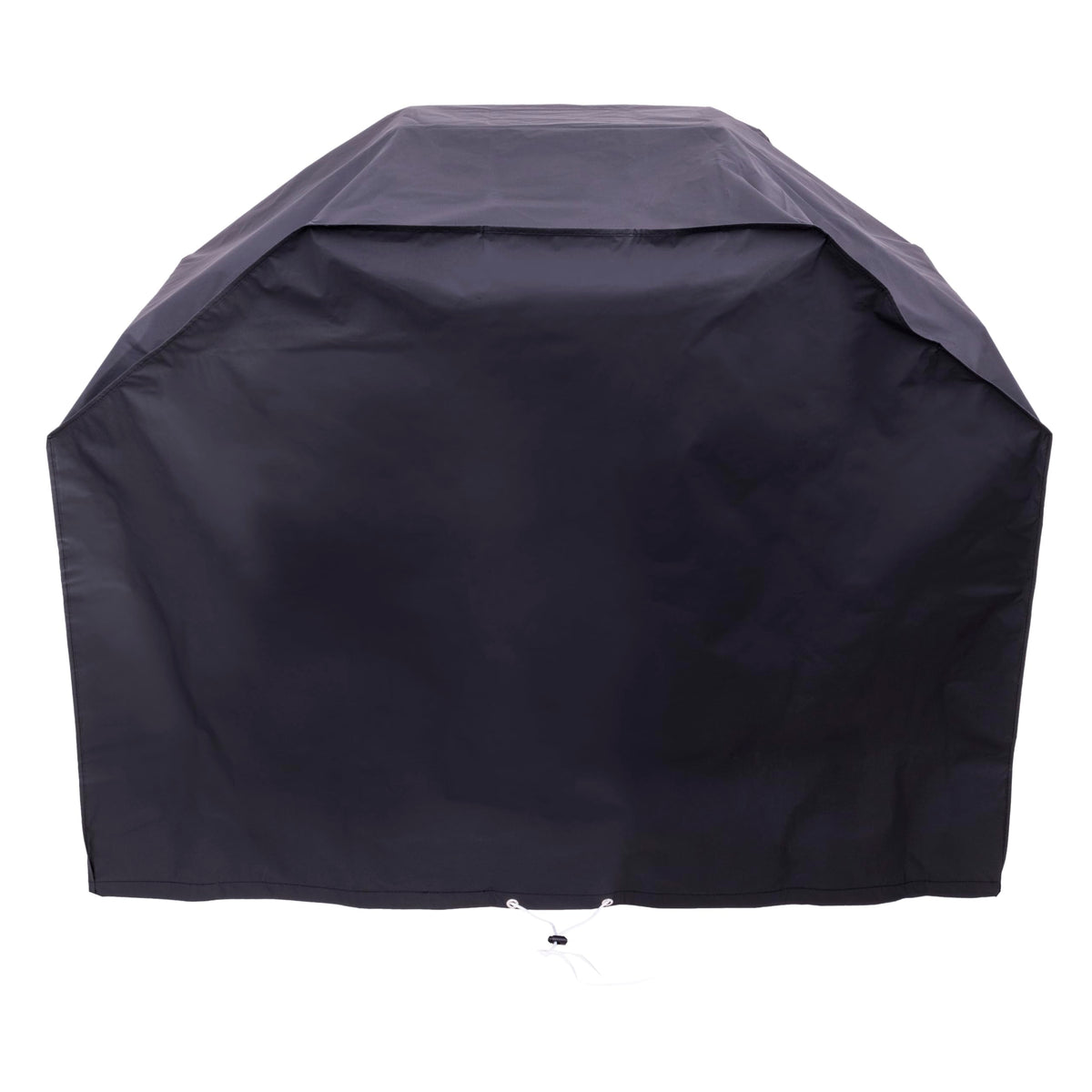 Charbroil 2 Burner Medium Grill Cover front view, black vinyl