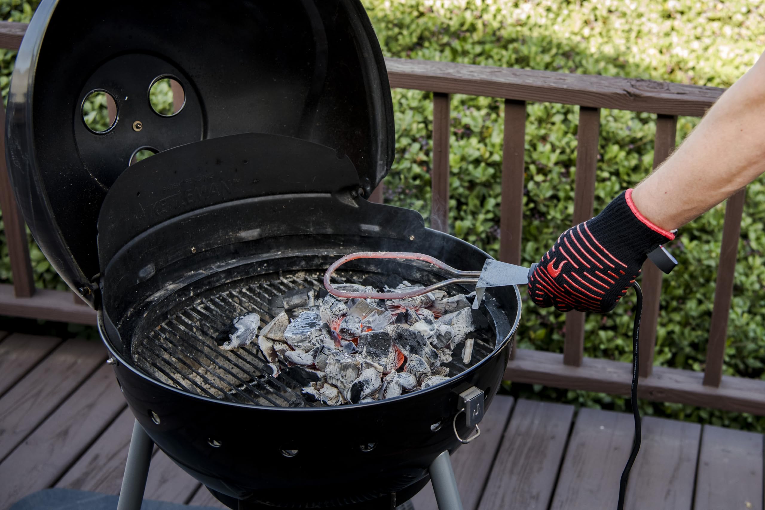 Charbroil Electric Charcoal Starter dimensions laid flat