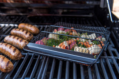 Charbroil Non-Stick Grill Basket back view displaying non-stick surface