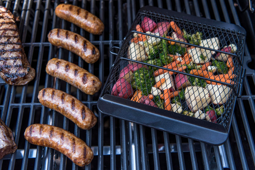 Charbroil Non-Stick Grill Basket packaging with product details