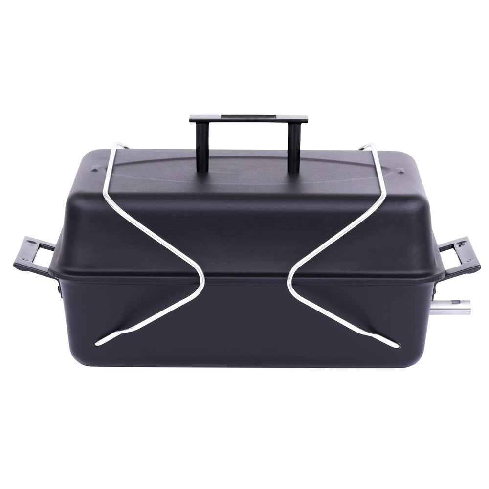 Charbroil Portable Gas Grill front view with black finish