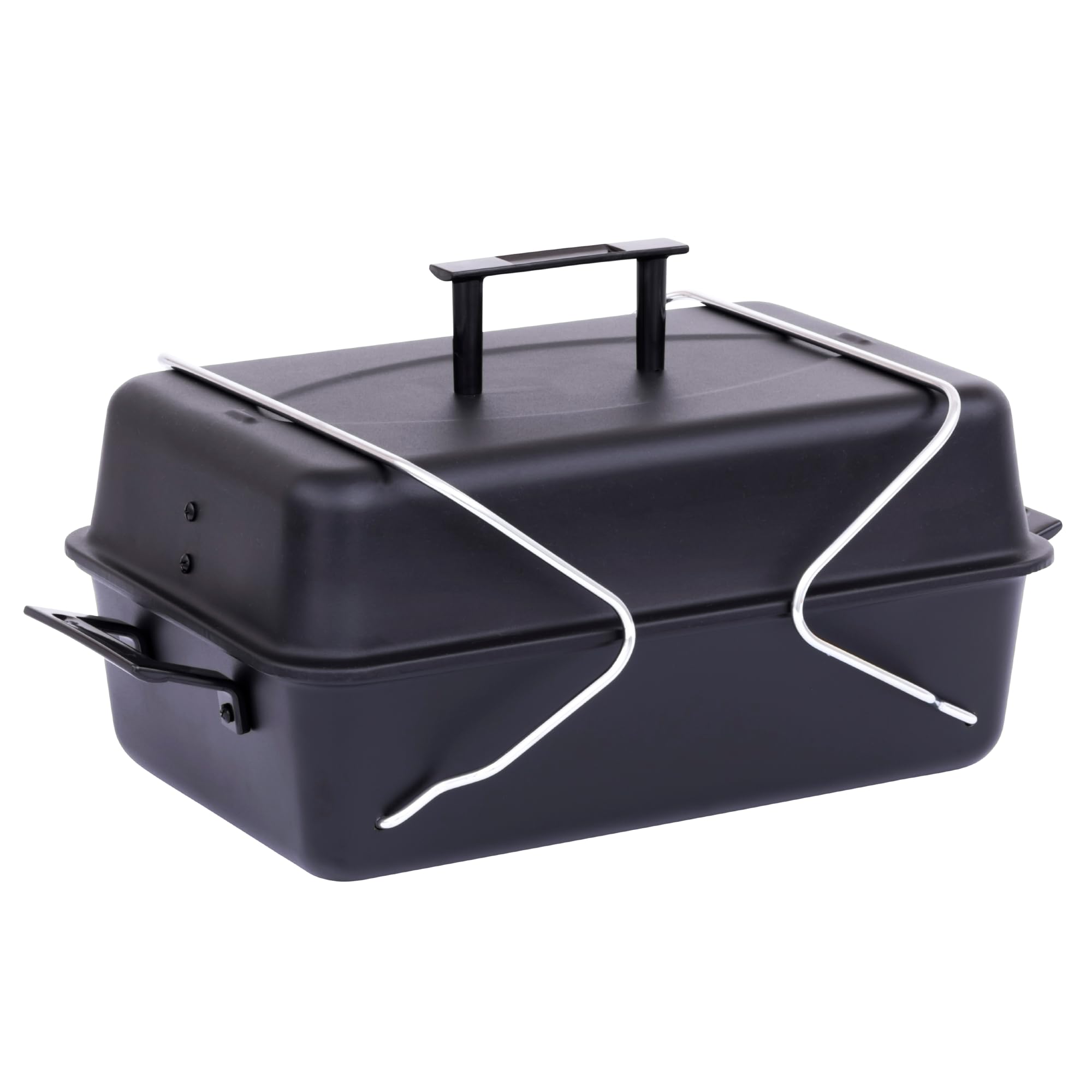 Charbroil Portable Gas Grill side view showing cooking space