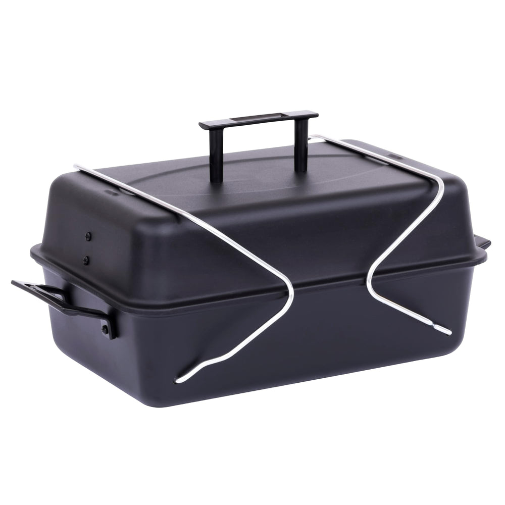 Charbroil Portable Gas Grill side view showing cooking space