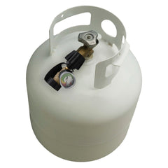 Charbroil Propane Tank Gauge installed on a propane tank
