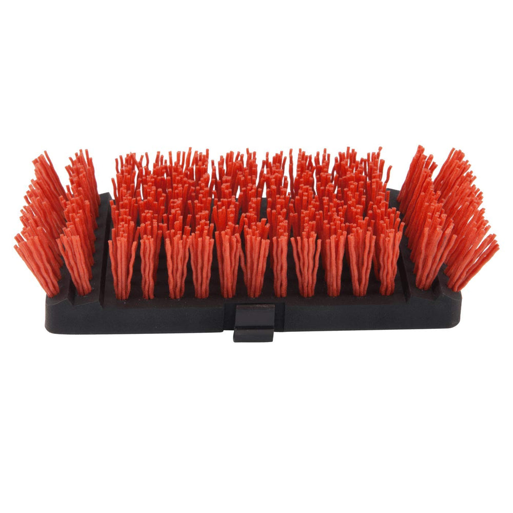 Charbroil Replacement Cool-Clean Brush Head close-up of angled bristles