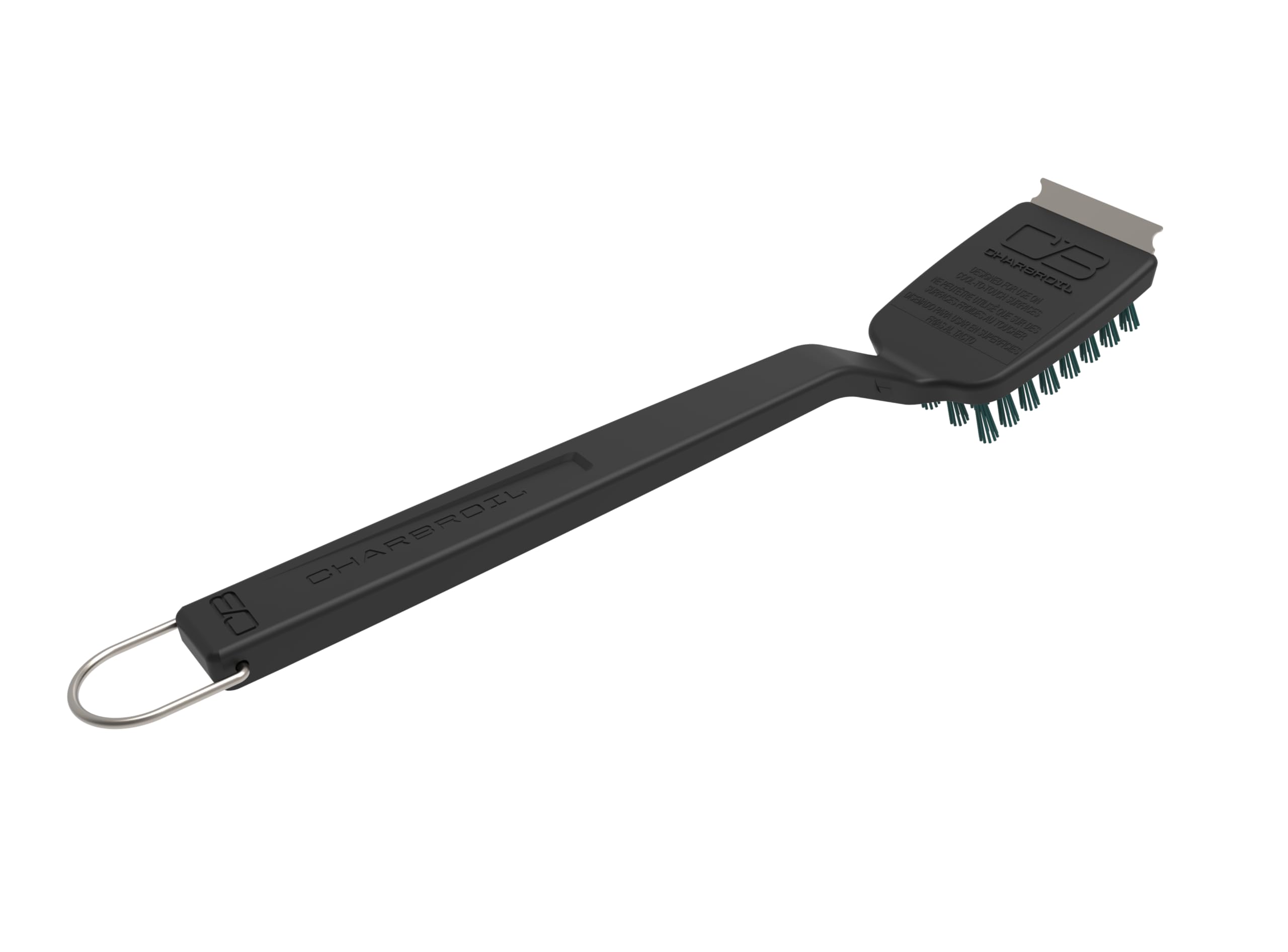 Charbroil SAFER Grill Brush with black nylon bristles